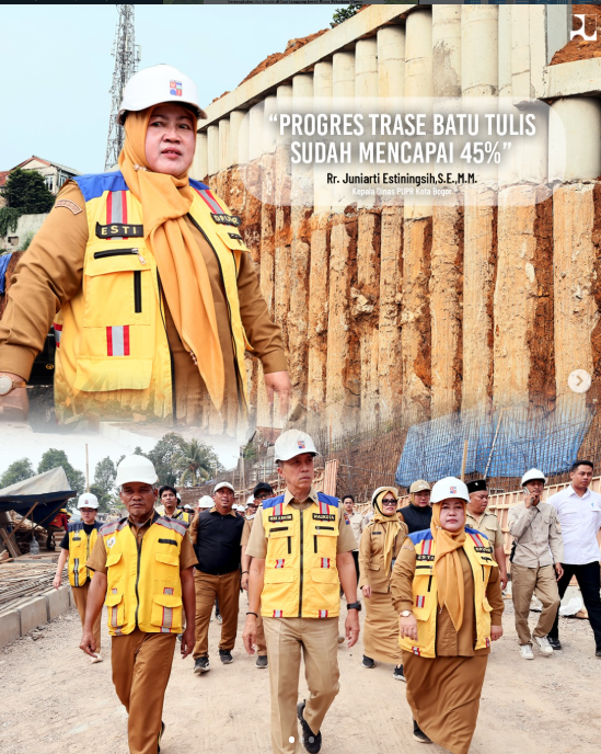 Progress Trase Batutulis sudah mencapai 45%